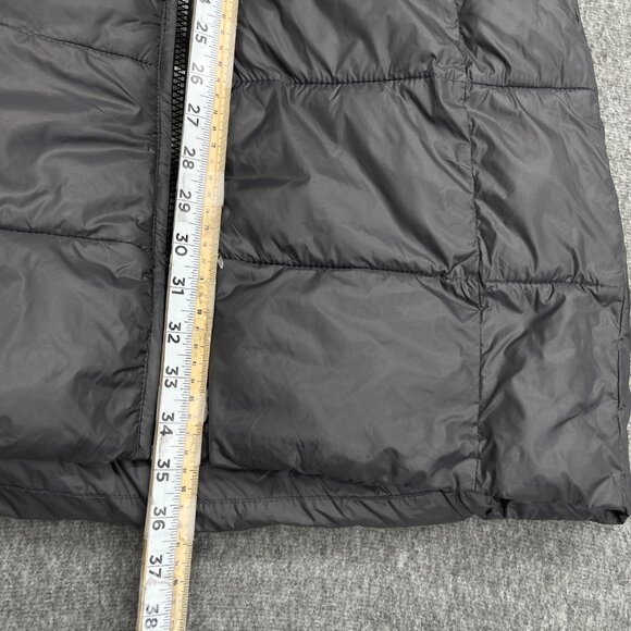 Michael Kors Gray Hooded Long Puffer Removable Hood Coat Jacket Parka Women's XS - Picture 11 of 14